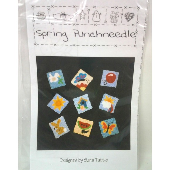 Quilt Country Spring Punchneedle Pattern QC288 Sara Tuttle New - Picture 1 of 3